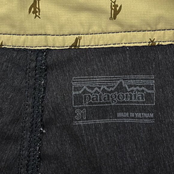 Patagonia Board Surf Beach Shorts Mens 31 - Picture 4 of 5